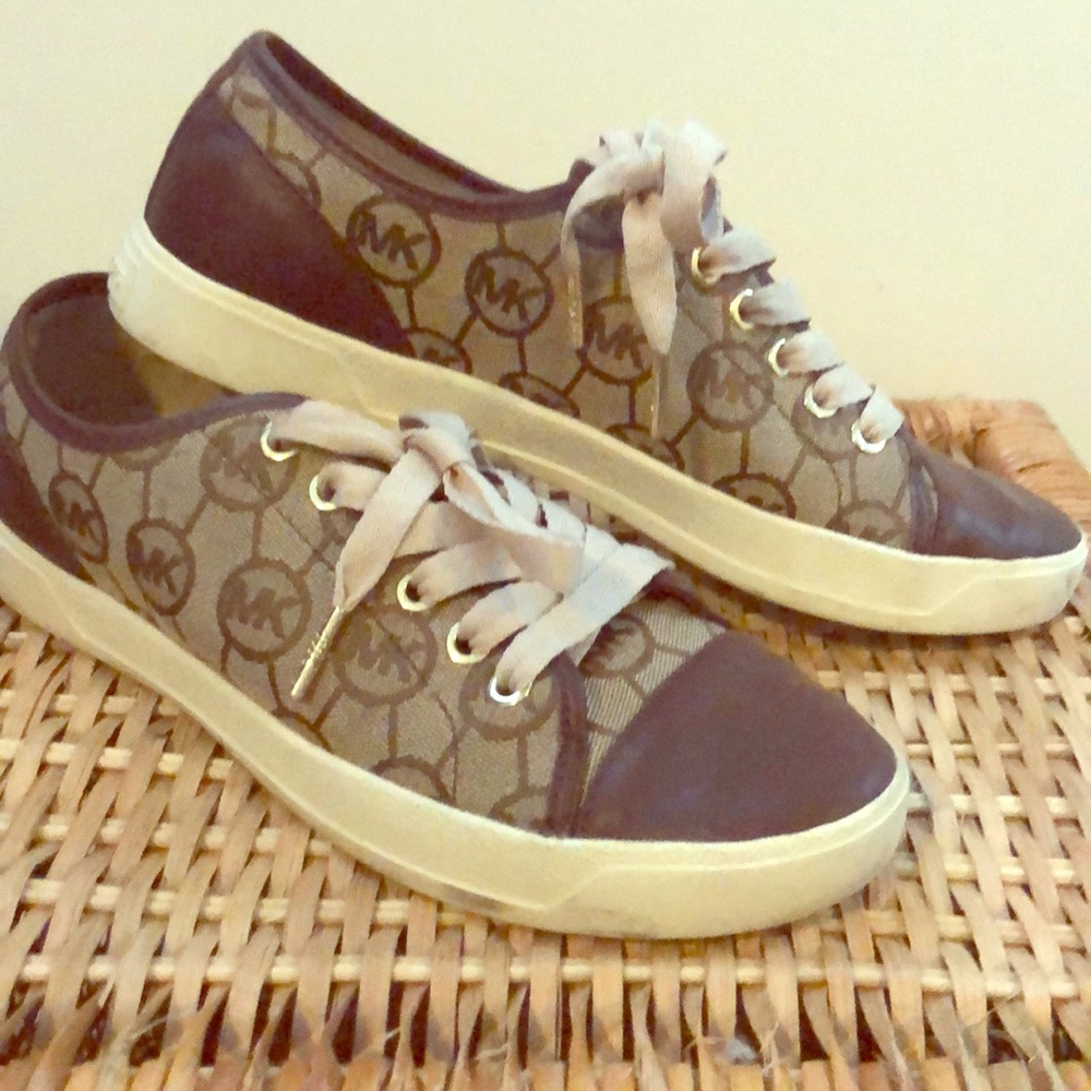 Brown/Beige MK sneakers